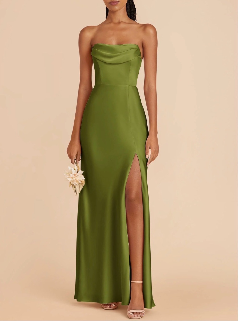 Birdy Grey Mia Matte Dress (Cactus Color)